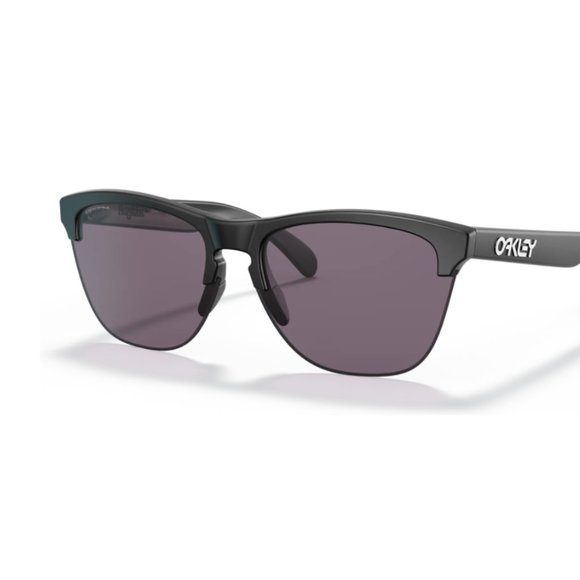 NEW! Oakley Frogskins Lite Black/Grey Sunglasses - Picture 2 of 8